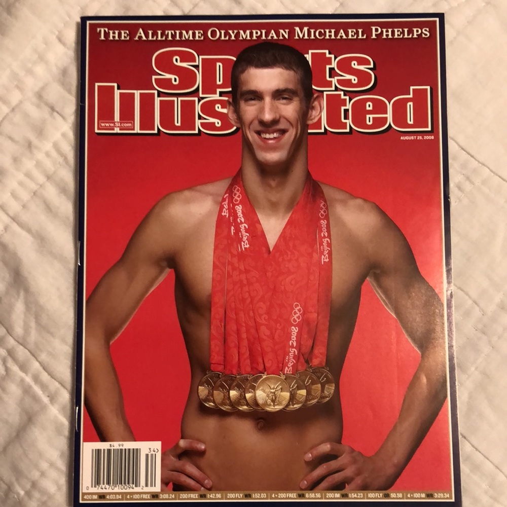 Sports Illustrated Michael Phelps Olympic Magazines - Picture 2 of 3